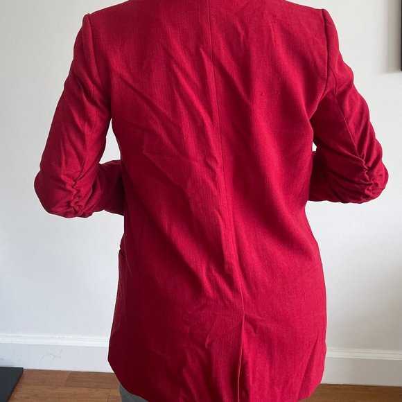 H&M red blazer, size US 2-4 - Picture 3 of 7